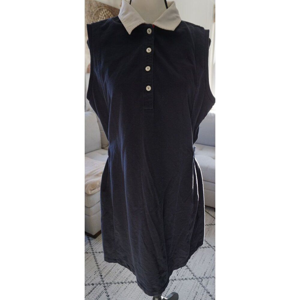 Brooks Brother Pro Sports Women's Blue Sleeveless Tennis Dress - Size XL - Picture 1 of 12